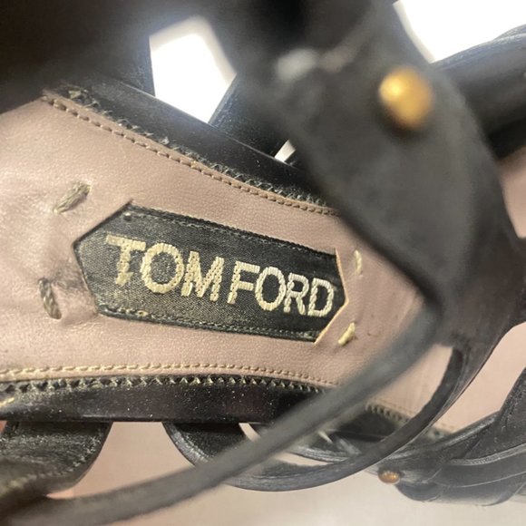 Tom Ford heeled sandals, made in Italy. Size EU 40 - Picture 4 of 10